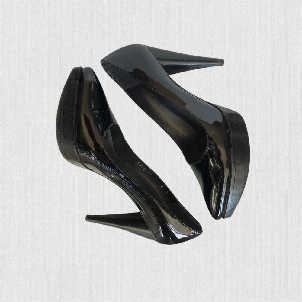 Stuart Weitzman Pointy Toe Patent Leather Pumps 9 - image 2
